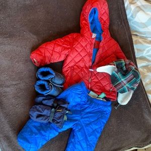 L. L. Bean toddler winter gear + Gap hat